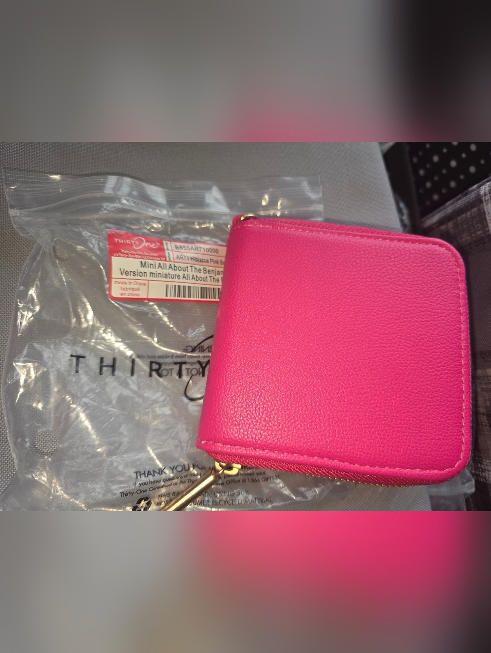 Hibiscus Mini All About The Benjamins Wallet